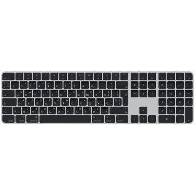 Клавіатура Magic Keyboard Touch ID and Numeric Keypad for Mac models with Apple silicon - Ukrainian,