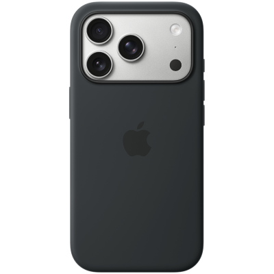 СИЛІКОНОВИЙ ЧОХОЛ IPHONE 17 PRO SI CASE BLACK-ZML