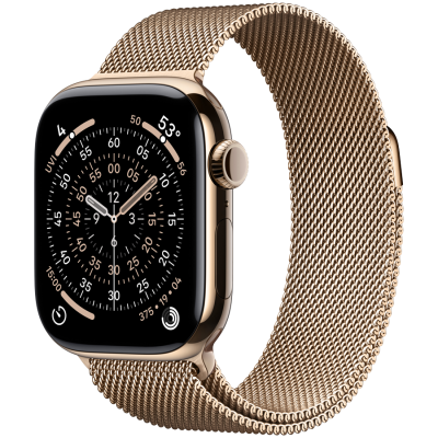 ГОДИННИК APPLE WATCH 11 42 GOLD TI GD ML CEL-RKZ