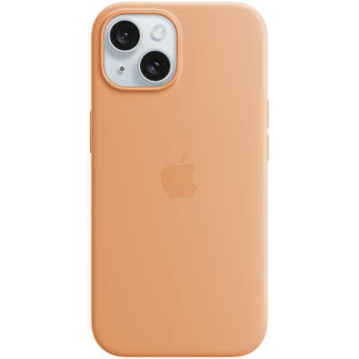 СИЛІКОНОВИЙ ЧОХОЛ IPHONE 15 SI CASE ORANGE SORBET-ZML