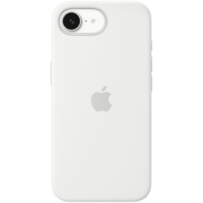 СИЛІКОНОВИЙ ЧОХОЛ IPHONE 16E SI CASE WHITE-ZML