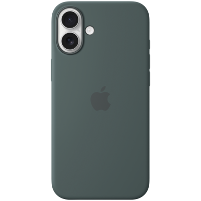 СИЛІКОНОВИЙ ЧОХОЛ IPHONE 16 PLUS SI CASE LAKE GREEN-ZML