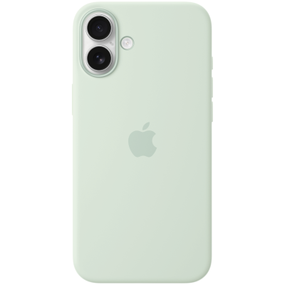 iPhone 16 Plus Silicone Case with MagSafe - Aquamarine,Model A3314