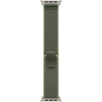49mm Green/Neon Trail Loop - S/M - Natural Titanium Finish