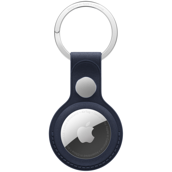 AirTag FineWoven Key Ring - Deep Blue,Model A3363