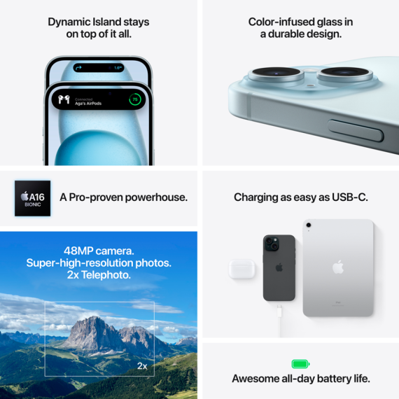 Смартфон iPhone 15 (Новий)