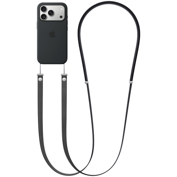 РЕМІНЕЦЬ CROSSBODY STRAP BLACK-ZML