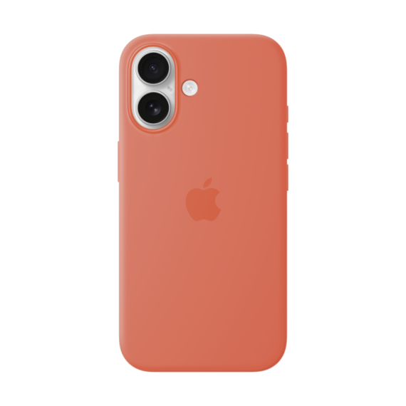СИЛІКОНОВИЙ ЧОХОЛ IPHONE 16 SI CASE TANGERINE-ZML