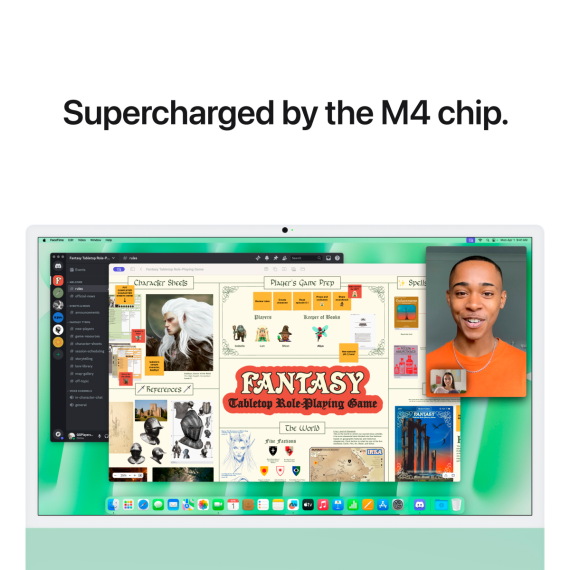 Комп’ютер iMac 24 Green Model A3137 M4 10C CPU 10C GPU 16GB/512GB