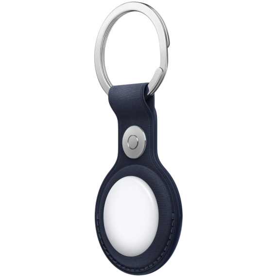 AirTag FineWoven Key Ring - Deep Blue,Model A3363
