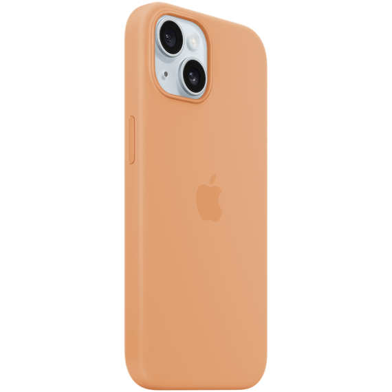 СИЛІКОНОВИЙ ЧОХОЛ IPHONE 15 SI CASE ORANGE SORBET-ZML