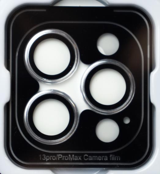 Захисне скло Monblan для камери iPhone 13Pro/13 Pro Max Metal Ring Series (Silver)