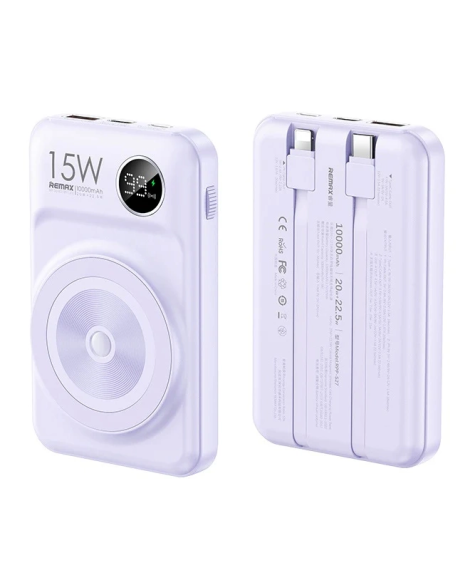 Повербанк magnetic Remax RPP-527 10000mAh 22.5W Purple