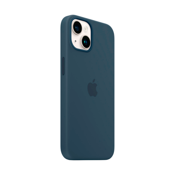 iPhone 14 Silicone Case with MagSafe - Storm Blue,Model A2910