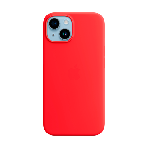 iPhone 14 Silicone Case with MagSafe - (PRODUCT)RED,Model A2910