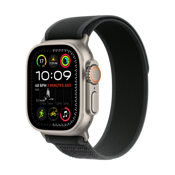 РЕМІНЕЦЬ ДЛЯ ГОДИННИКА APPLE WATCH 49 BLACK N TI TL S/M-ZML