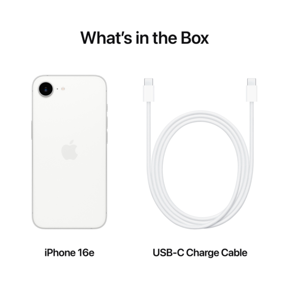 СМАРТФОН IPHONE 16E WHT 128GB-CAM