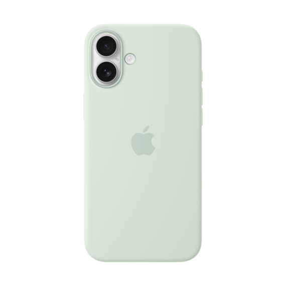 iPhone 16 Plus Silicone Case with MagSafe - Aquamarine,Model A3314