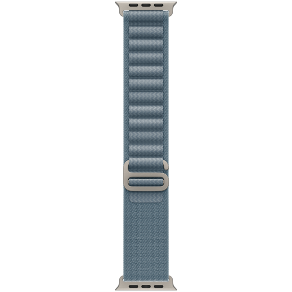 49mm Light Blue Alpine Loop - Small - Natural Titanium Finish