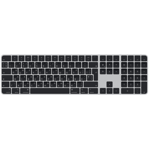 КЛАВІАТУРА MAGIC KEYBOARD TOUCH ID NUM KEY BL-UKR
