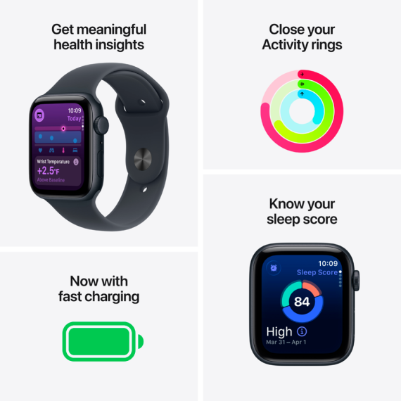 ГОДИННИК APPLE WATCH SE 3 44 M AL M SB ML CEL-RKZ