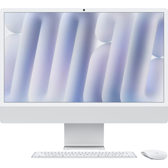 Комп’ютер iMac 24 Silver Model A3137 M4 10C CPU 10C GPU 16GB Magic Mouse 512GB SSD 4xTB4