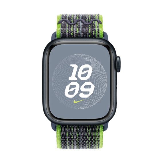 РЕМІНЕЦЬ ДЛЯ ГОДИННИКА APPLE WATCH 41 BRIGHT GREEN/BLUE NSL-ZML