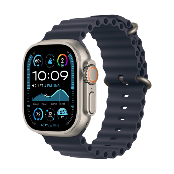 РЕМІНЕЦЬ ДЛЯ ГОДИННИКА APPLE WATCH 49 NAVY NATURAL TI OB-ZML