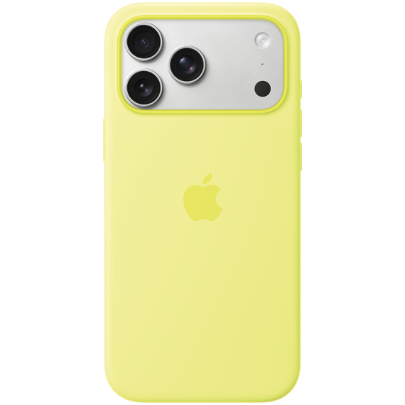СИЛІКОНОВИЙ ЧОХОЛ IPHONE 17 PRO MAX SI CASE NEON YEL-ZML