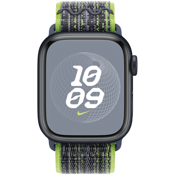 РЕМІНЕЦЬ ДЛЯ ГОДИННИКА APPLE WATCH 41 BRIGHT GREEN/BLUE NSL-ZML
