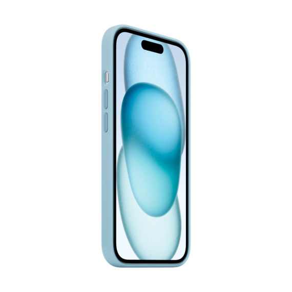 СИЛІКОНОВИЙ ЧОХОЛ IPHONE 15 SI CASE LIGHT BLUE-ZML
