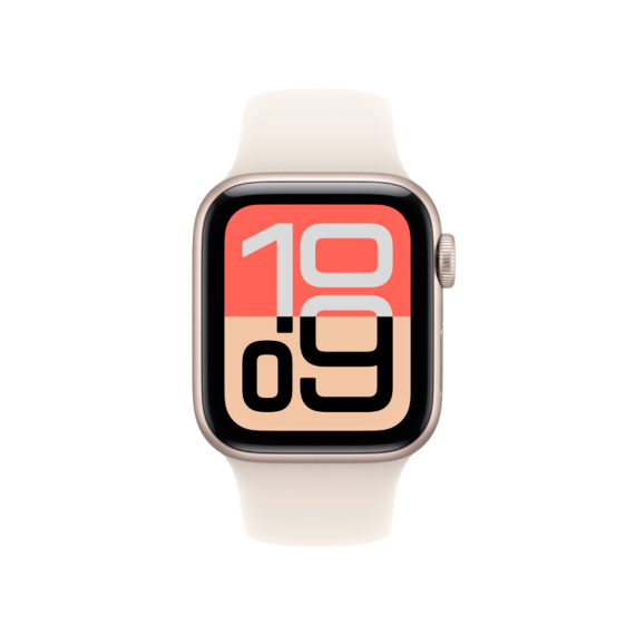 Apple Watch SE 3 GPS + Cellular 40mm Starlight Aluminium Case with Starlight Sport Band - M/L,Model