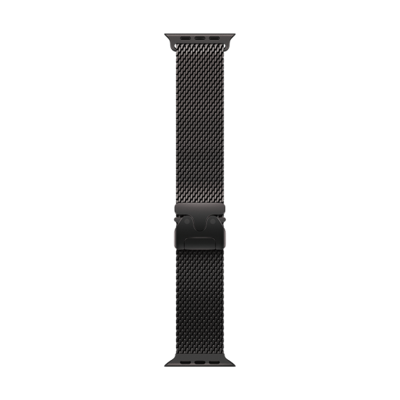 49mm Black Titanium Milanese Loop - Small