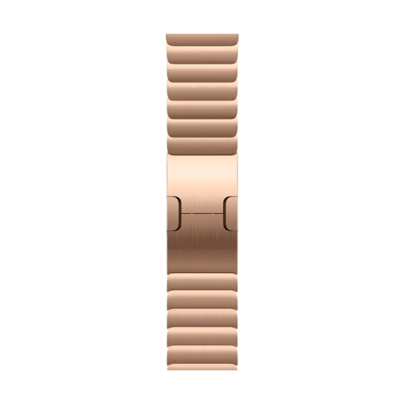 ЛАНКОВИЙ БРАСЛЕТ ДЛЯ ГОДИННИКА APPLE WATCH 46 GOLD ZML