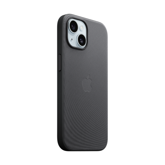 ЧОХОЛ IPHONE 15 FINEWOVEN CASE BLACK-ZML