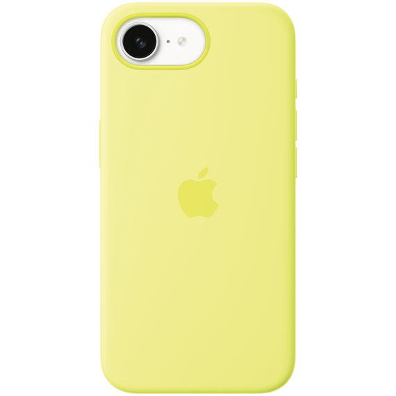 iPhone 16e Silicone Case - Neon Yellow,Model A3407