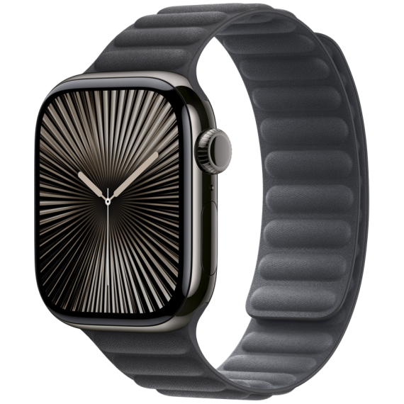 РЕМІНЕЦЬ ДЛЯ ГОДИННИКА APPLE WATCH 42 BLACK MG S/M-ZML