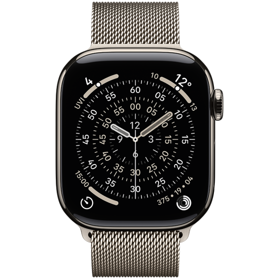 РЕМІНЕЦЬ ДЛЯ ГОДИННИКА APPLE WATCH 46 NATURAL ML S/M-ZML