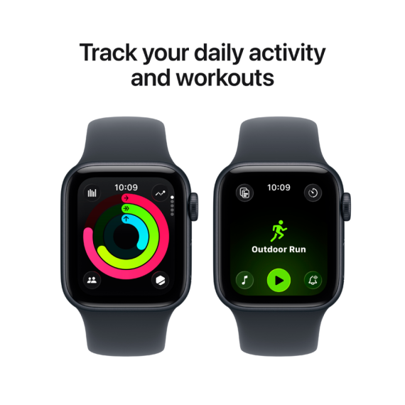 Apple Watch SE 3 GPS + Cellular 40mm Midnight Aluminium Case with Midnight Sport Band - M/L,Model A3