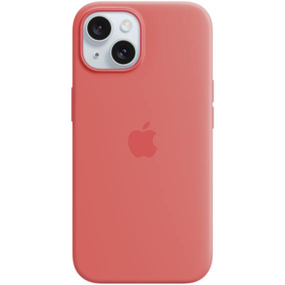 СИЛІКОНОВИЙ ЧОХОЛ IPHONE 15 SI CASE GUAVA- ZML