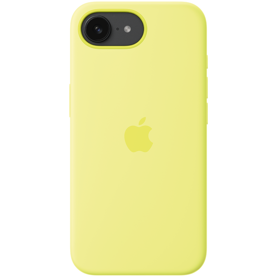 iPhone 16e Silicone Case - Neon Yellow,Model A3407