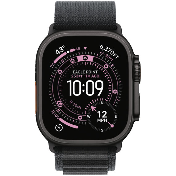 49mm Black Alpine Loop - Small - Black Titanium Finish