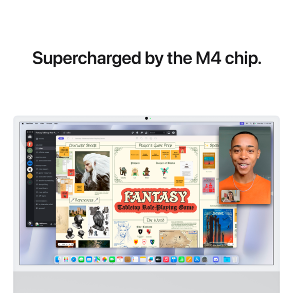 КОМП’ЮТЕР IMAC 24" SLV/10CCPU/10CGPU/16GB/256-UKR