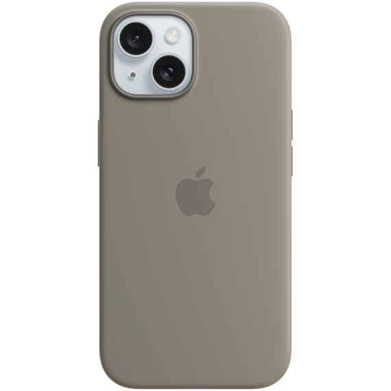 СИЛІКОНОВИЙ ЧОХОЛ IPHONE 15 SI CASE CLAY- ZML