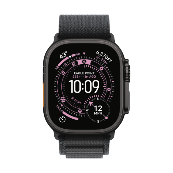 49mm Black Alpine Loop - Small - Black Titanium Finish