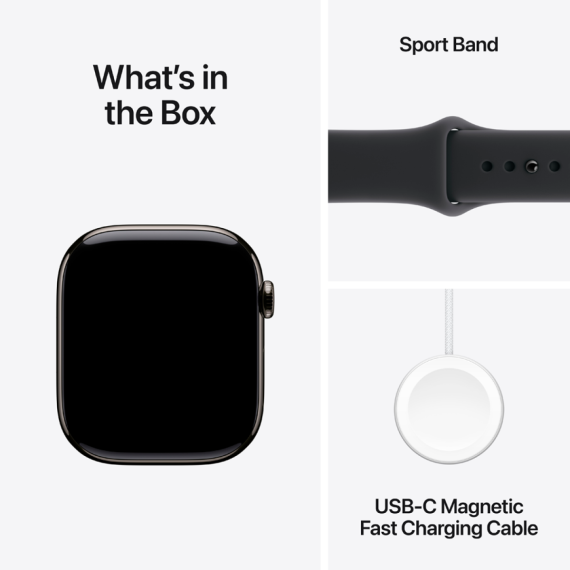 ГОДИННИК APPLE WATCH 11 46 SL TI BK SB SM CEL-RKZ