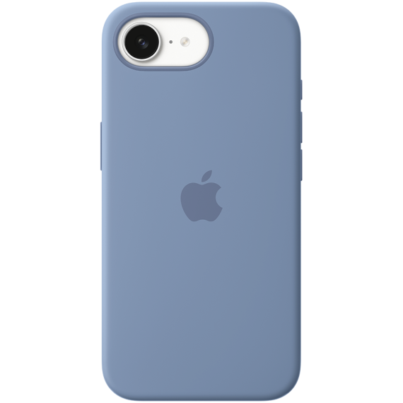 СИЛІКОНОВИЙ ЧОХОЛ IPHONE 16E SI CASE WINTER BLUE-ZML
