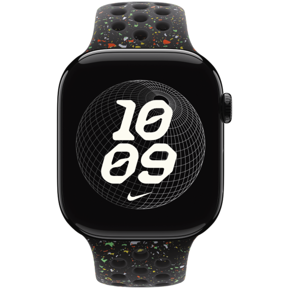 46mm Midnight Black Nike Sport Band - S/M