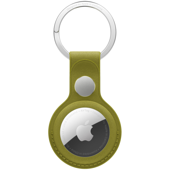 AirTag FineWoven Key Ring - Chartreuse,Model A3363
