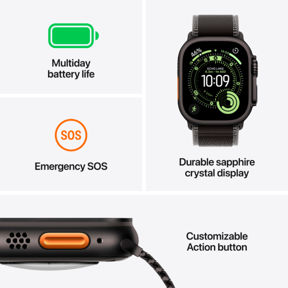 ГОДИННИК APPLE WATCH ULTRA3 49 NT TI LB ALP M-PRU